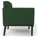 Ver mais imagens de Poltrona Decorativa Base Madeira Preto Ana Veludo Verde - Ibiza