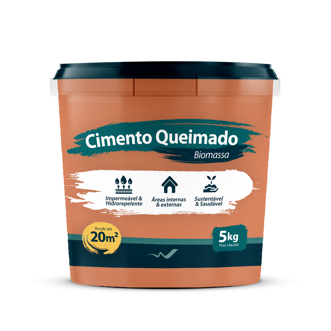 Cimento Queimado 5kg (tijolo) - Biomassa do Brasil