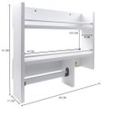 Ver imagem 2 de Porta Tempero Suspenso MDF com 2 Prateleiras e Suporte em Alumínio