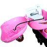 Mini Moto Eletrica Policia Rosa 6v - Importway - 4