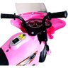 Mini Moto Eletrica Policia Rosa 6v - Importway - 2