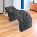 Ver imagem 2 de Maca Estética Estofada Capitonê Salão Design De Sobrancelhas - Preto