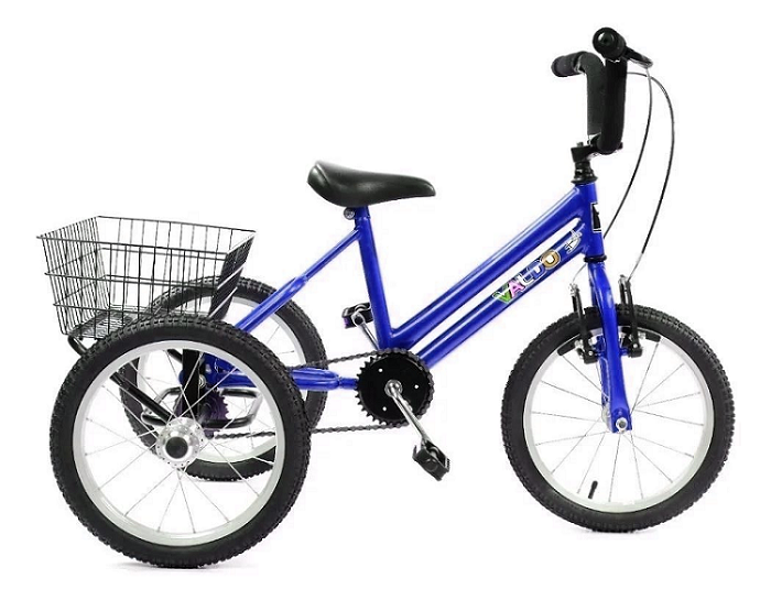 Triciclo Infantil Aro 16 - Super Luxo - Azul - 1