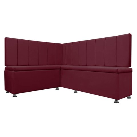 Kit Canto Alemão Liso para Casa Cozinha 1,25x1,60m Veludo Bordo Sofa Store