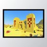 Quadro com moldura Minecraft Temple - 1