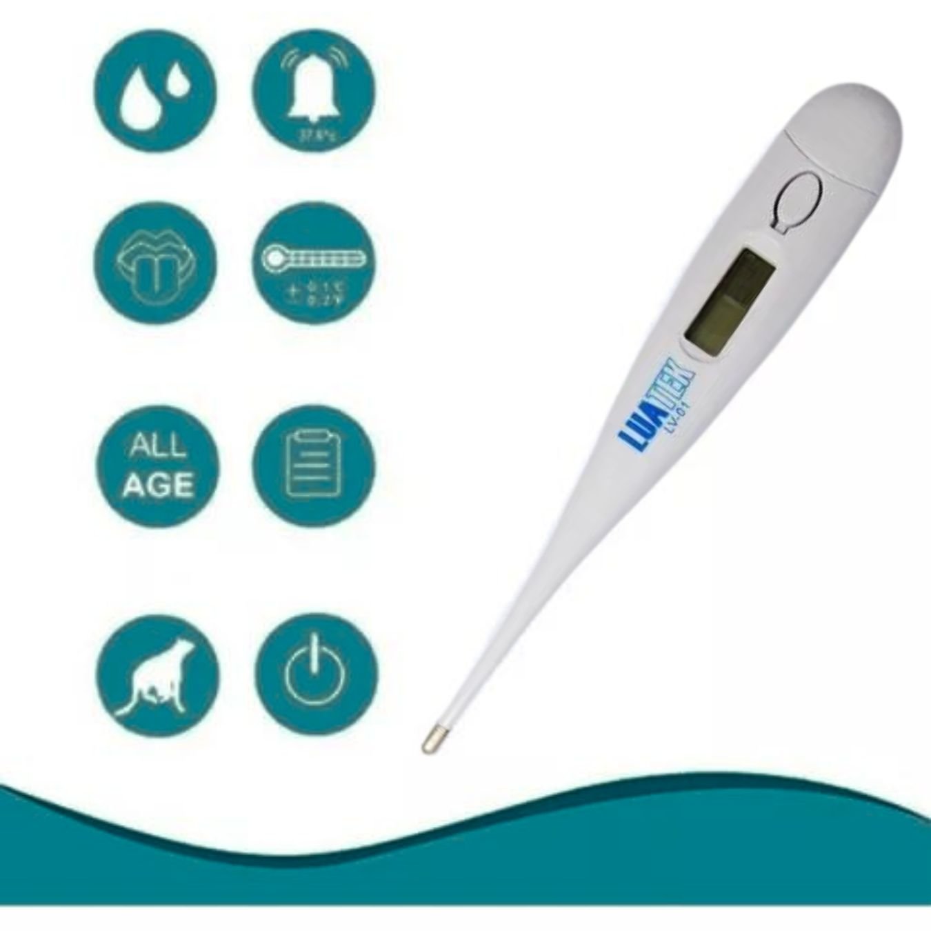 Termometro Digital Lv-01 Lua Tek - 4