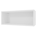 Ver imagem 1 de Armário Aéreo para Quarto 80 Cm Nicho Aberto Branco Neo Madesa