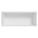 Ver imagem 6 de Armário Aéreo para Quarto 80 Cm Nicho Aberto Branco Neo Madesa