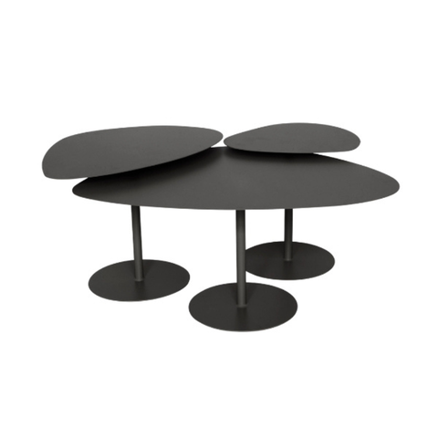 Conjunto Mesas de Centro Cor:Preto