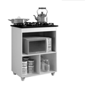 Ver imagem 2 de Balcão para Cooktop e Forno Turim Kaiki Móveis - Branco
