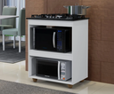 Ver imagem 1 de Balcão para Cooktop e Forno Turim Kaiki Móveis - Branco