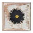 Ver imagem 3 de Kit para Banheiro com 2 Porta Papel Higiênico e 2 Toalheiros Rustico Flor Branca Cor Preto