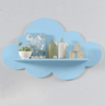 Trio De Prateleiras De Nuvens Nichos Decoração Quarto Bebê 9mm:Rosa - 9