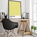 Ver imagem 2 de Quadros decorativo arte pantone amarelo íris