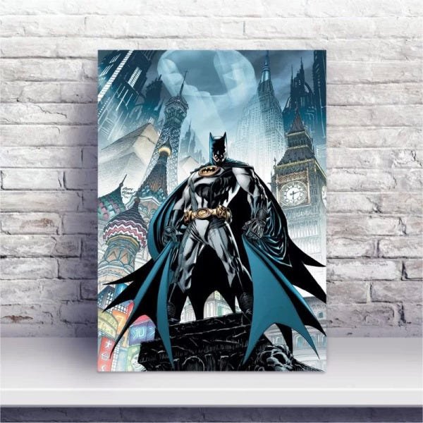 Quadros decorativos Batman desenho em Promoção na Americanas