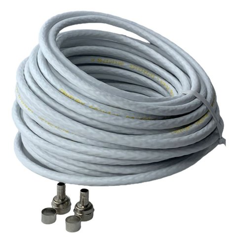 Kit Cabo Coaxial 15 Mts Rg59 P/antena e Conectores