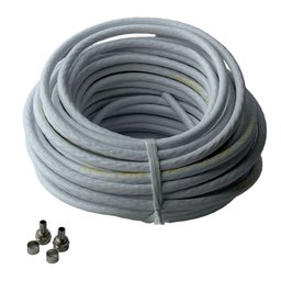 Kit Cabo Coaxial 15 Mts Rg59 P/antena E Conectores - 3
