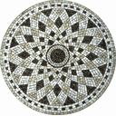 Ver imagem 1 de Piso em Mosaico Romano Semente de Girassol I 80cm