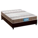 Ver imagem 1 de Cama Box Casal: Colchão Espuma Probel D33/EP Guarda Costas Próintense Double Face + Base CRC Suede