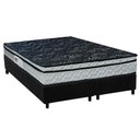 Ver imagem 1 de Conjunto Box Queen: Colchão Espuma Paropas D28 Conforto Firme + Base Crc Suede Black (158x198)