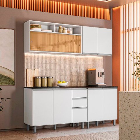 Cozinha Modulada Evidence 4 Peças Reflex Poliman