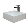 Cuba Pia para Banheiro de Apoio Lavabo 40cmx37cm - Genova Branco - 8