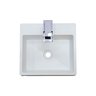 Cuba Pia para Banheiro de Apoio Lavabo 40cmx37cm - Genova Branco - 6