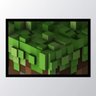 Quadro com moldura Minecraft Mojang_003 - 1
