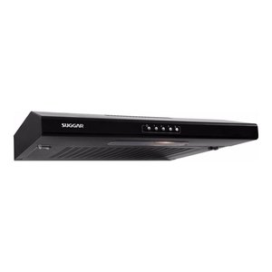 Depurador de Ar Suggar Slim 60cm 105w 3 Velocidades Preto Di601pt/di602pt 110v