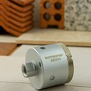 Ver imagem 3 de Broca Serra Copo Diamantada 65mm Rosca M14 para Esmerilhadeira Furos Limpos Telhas Tijolos Cêramica 