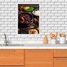 Quadro Cozinha Fotografia Feijoada 33x24cm - com Vidro:moldura Preta - 2
