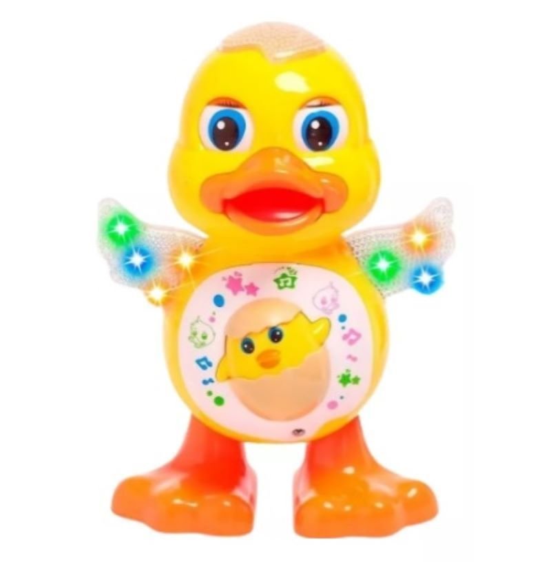 Brinquedo Pato Dançante Musical com Luzes e Som Infantil