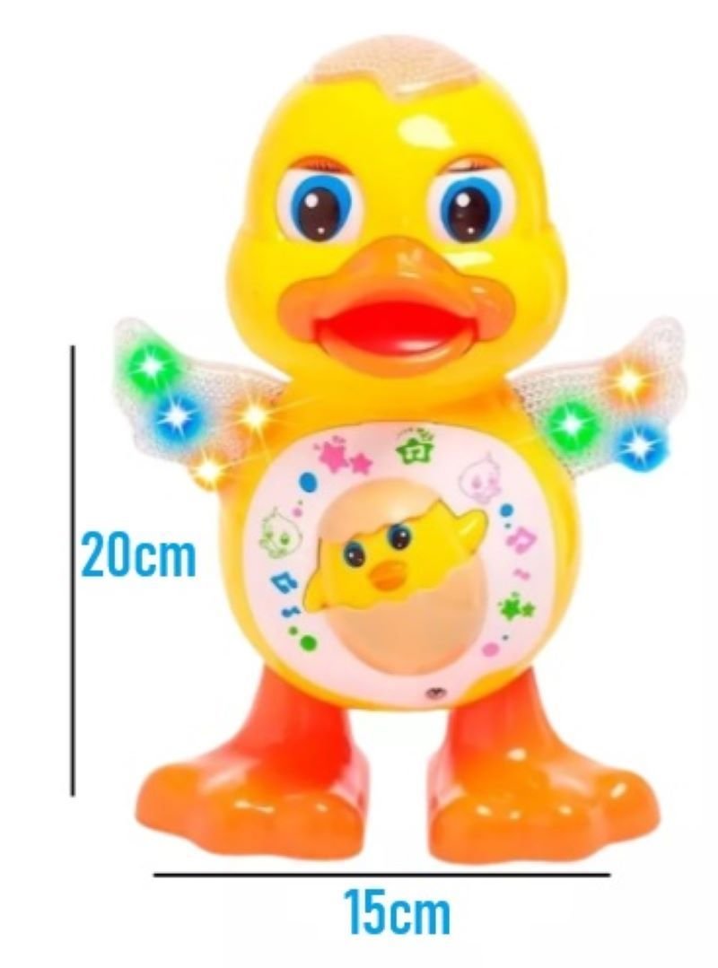 Brinquedo Pato Dançante Musical com Luzes e Som Infantil - 3