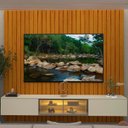 Ver imagem 6 de Estante Ripado para TV até 84 Polegadas com LED 100% MDF 230CMX250CM Majestade Luminare