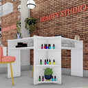 Ver imagem 1 de Mesinha de Manicure Completa para Salão de Beleza Moderna