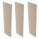 Ver imagem 3 de Kit 3 Placas de Painel Ripado Tóquio 250cm x 58cm x 3,3mm (Rende 4,35m²) Ecorevest Bege