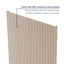 Ver imagem 5 de Kit 3 Placas de Painel Ripado Tóquio 250cm x 58cm x 3,3mm (Rende 4,35m²) Ecorevest Bege