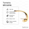 Torneira Luxo com Misturador Monocomando Dourada de Bancada belcca tlm01d-bl - 3