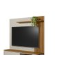 Painel Home / Rack Ripado Linea Sevilha Nature / Off White (6069-207039) Linea Brasil - 2