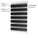 Ver imagem 4 de Persiana Rolô Dupla 1,60m x 1,60m Isadora Design