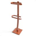 Ver imagem 1 de Porta Papel Higiênico de Chão Suporte Papeleira Rose Gold.d