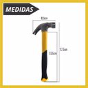 Ver imagem 4 de Martelo Unha Cabo Emborrachado Aço Carbono e Plástico 27,5cm