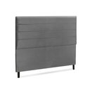 Ver imagem 2 de Cabeceira Estofados Casal Queen Quarto 1,64cm Talita Suede Cinza Madelina Decor