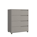 Ver imagem 4 de Quarto Casal com Guarda-roupa 6 Portas, Cômoda e 2 Mesas de Cabeceira Newton