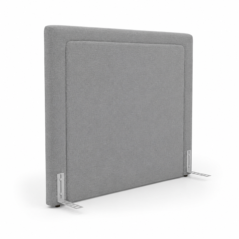 Cabeceira Cama Box Queen Size Madri 160cm com Frame Bouclé Cinza