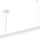 Ver imagem 4 de Lustre Pendente Taschibra Vetor Linear Led 20w Bivolt Branca 4000k Luz Neutra