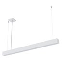 Ver imagem 1 de Lustre Pendente Taschibra Vetor Linear Led 20w Bivolt Branca 4000k Luz Neutra