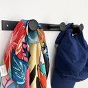 Ver imagem 6 de Kit 2 Cabideiros de Parede 3 Ganchos Pretos Multiusos Roupas Bolsas e Acessórios Duler
