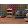 Móvel Suporte &amp; Cozinha Com Rodinhas Brancas AJL Carrinho multiuso - 5