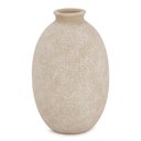 Ver imagem 1 de Vaso em Cerâmica Oval Sutil Granulado Areia - 24x15cm Abra Casa